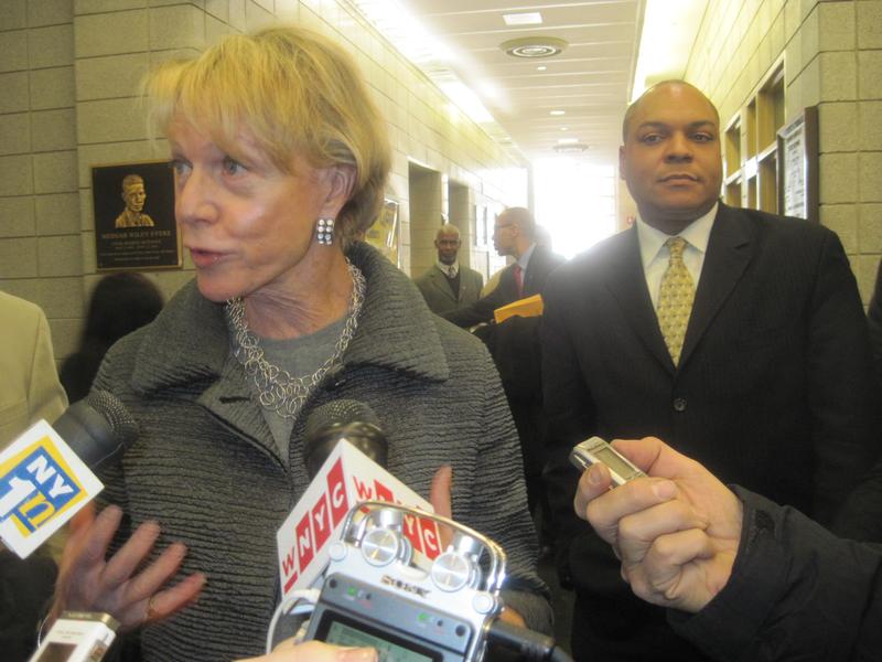 Chancellor Cathie Black, after touring Medgar Evers Prep in December 2010